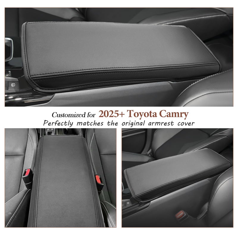 SKTU 2025 Camry Accessories Center Console Cover for 2025 Toyota Camry Armrest Cover 2025+ Camry (LE/SE/XLE/XSE) Armrest Pad Toyota Camry 2025 Accessories 2025 Camry Hybrid Center Console Cushion - Image 2